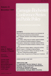 Go to journal home page - Carnegie-Rochester Conference Series on Public Policy